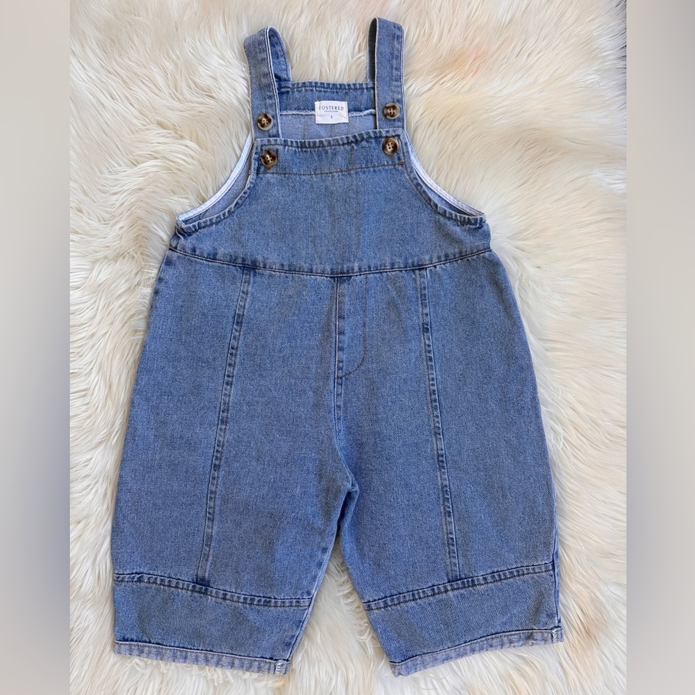 Fostered Collection Blue Denim Overalls size 3T